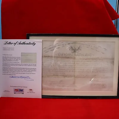 7th Cavalry Appointment Boldly Signed By George Armstrong Custer 1874 PSA COA • $36499.99