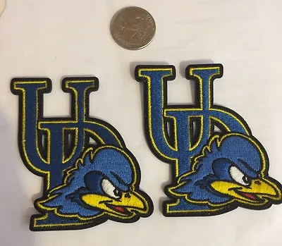 $8.99 • Buy (2)University Of Delaware Blue Hens Vintage Embroidered Iron On Patches 3 X2 1/4