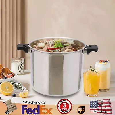 23 Quart Thickened Pressure Cooker Pressure Canner Cooker W/ Gauge Release Valve • $98.80