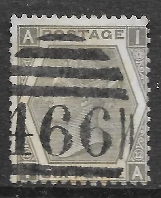 GB Queen Victoria Stamp SG125 6d Grey Plate 12  R13897 • $1.87