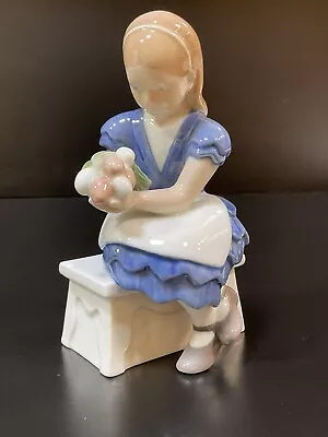 B&G #2298 Bing Girl Flowers Tulips Figurine Statue Vintage Denmark • $25