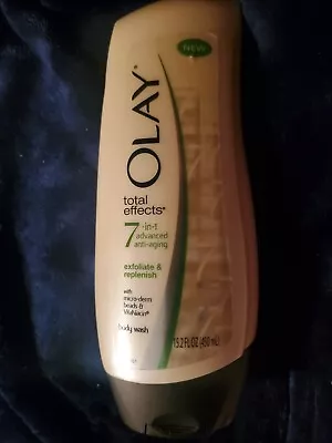 OLAY Total Effects 7 In 1 Body Wash Advanced Anti-Aging 15.2 Oz Exfoliating New • $58