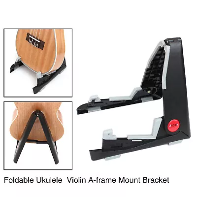 $21.76 • Buy AROMA Foldable Ukulele Violin Mandolin Stand A-Frame Holder Musical Hangers