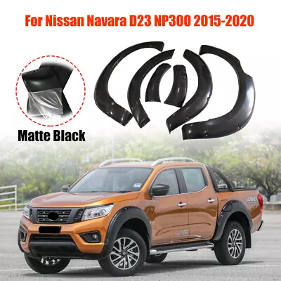 Matte Black Fender Flares Wheel Arches For Nissan Navara NP300 D23 2015-2020 • $235.69