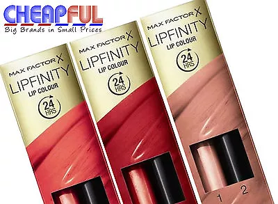 MAX FACTOR LIPFINITY - Choose Your Shade • £8.99