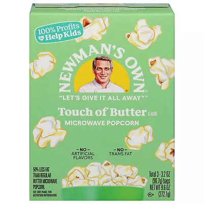 Newmans Own Popcorn Micro Light Butter 10.5 Oz (Pack Of 12) • $72.99