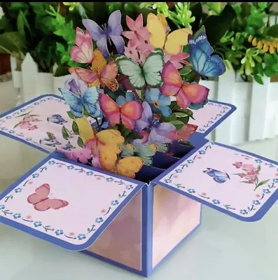 3D Pop Up Greeting Card For Birthday Valentine’s Day Christmas Mother’s Day • $4.99