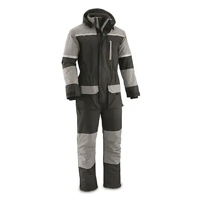 New Mens Barrier Ice Waterproof Insulated Snow Snowmobile Suit One Piece Gray • $238.95