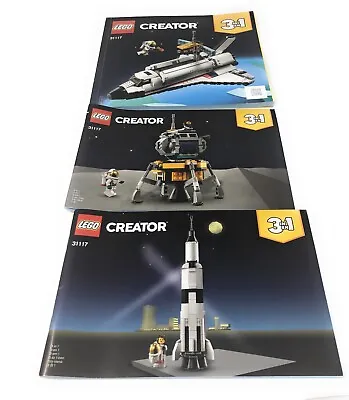$7.98 • Buy LEGO CREATOR 31117 Space Shuttle Adventure Building Kit Instructions Only.