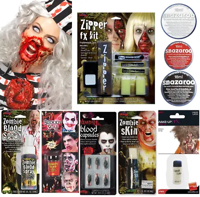 Halloween Pick And Choose Make Up Gory Scar Wound Latex Lot Professional Paint • £3.20