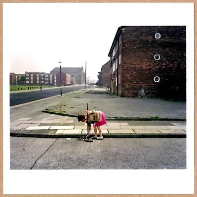 SIGNED - MARTIN PARR LIVERPOOL EARLY COLOR WORK 6  X 6  MAGNUM ARCHIVAL PRINT  • $650