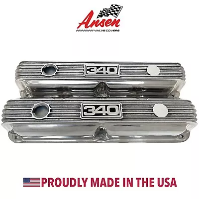 Mopar Performance 340 Polished Valve Covers - Custom Engraved - Ansen Exclusive • $249