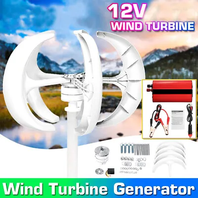 $69.89 • Buy Wind Turbine 5 Blades 800W DC 12V Motor Wind Generator Lantern Charge Controller
