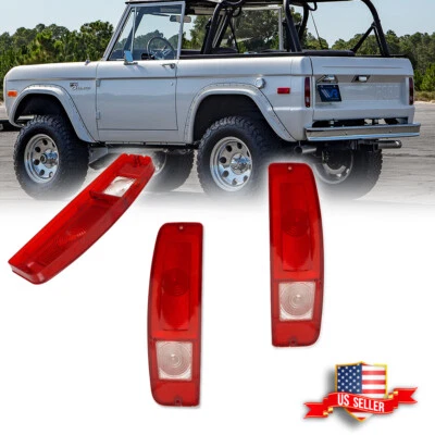 $26.49 • Buy Tail Light Lenses Pair Set Lens Only For 1967-1972 Ford Truck F100/250/350 E100