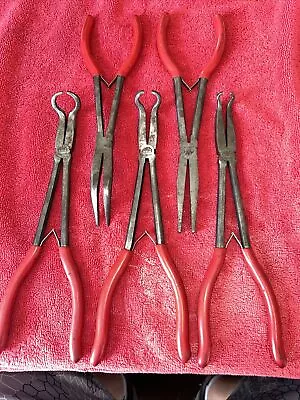 Mac ToolsLong Reach  Specialty Plier Lot 5 Pcs Plus Bonus! • $95