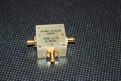 Mini-Circuits ZFSC-2-11 Coaxial Power Splitter/Combiner 10 To 2000 MHz SMA • $27.77