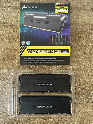 £40 • Buy Corsair Vengeance RGB 16GB (2 X 8GB) DDR4 DRAM 2666MHz C16 Memory Kit - Black