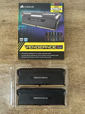 £40 • Buy Corsair Vengeance RGB 16GB (2 X 8GB) DDR4 DRAM 2666MHz C16 Memory Kit - Black