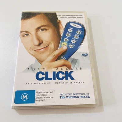 $7.95 • Buy Click Movie Dvd Region 4 Adam Sandler Kate Beckinsale Christopher Walken