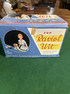 Vintage Ravioli Wit Free Standing Machine Made In Italy All Metal Euc • $34.99