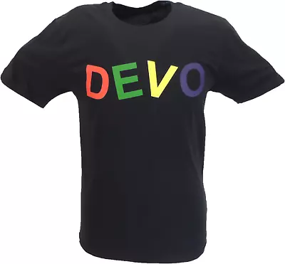 Mens Black Official DEVO Logo T Shirt • £17.99