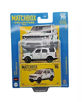 2023 Matchbox 2016 Land Rover LR4 #1 White - Collectors Series • $12.48