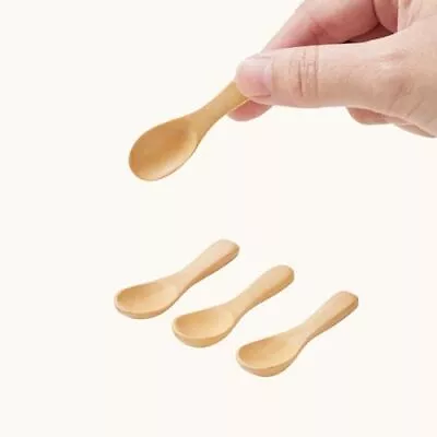 Dakorn Set Of 4 Handmade Tiny Wooden Spoons Mini Size 2.3  Condiment Spoons  • $9.82