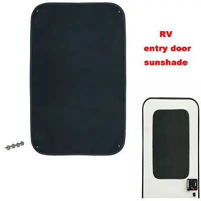 $16.99 • Buy RV Door Window Shade Sunshade Camper Privacy Sun Blackout Fabric 16  X 24 