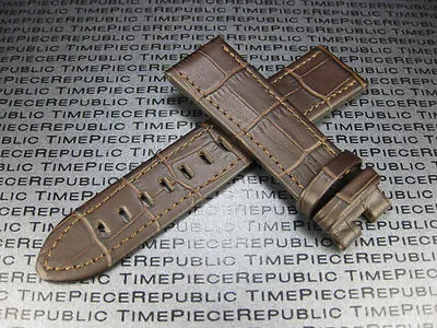 Brown 22mm Genuine Leather Strap Stitch Band MONTBLANC Timewalker II C REG • $37.99
