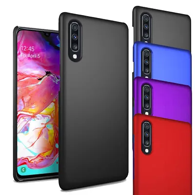 For Samsung Galaxy A70 Case - Ultra Slim Hard Case Thin Hybrid Armour Back Cover • £3.75