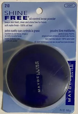 Maybelline Shine Free Oil-Control Loose Powder Light 210  NEW • $14