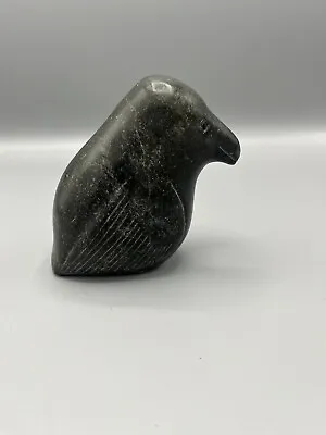 Inuit Eskimo Hand Carved Soapstone Canadian Signed Bird • £75