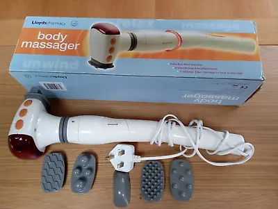 Lloyds Infrared Vibrating Body Massager With 6 Attachments • £15