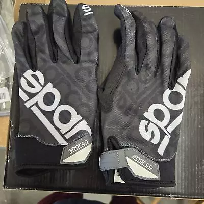 Sparco 002093NR4XL MECA 3 Mechanics Gloves Black X-Large OPEN BOX • $34.95