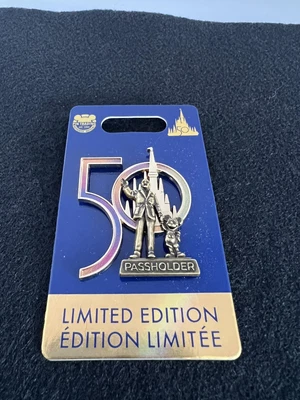 $30 • Buy 2021 Walt Disney World 50th Anniversary Partners Statue Passholder Pin