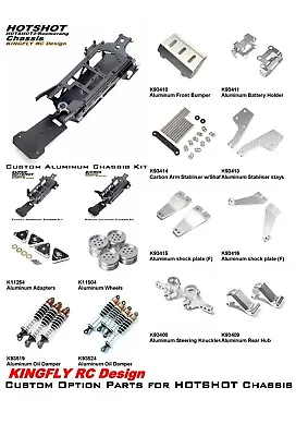 Kingfly Aluminum Parts For TAMIYA 1/10 HOTSHOT/BIGWIG/HOTSHOT2/ Super HOTSHOT • £144