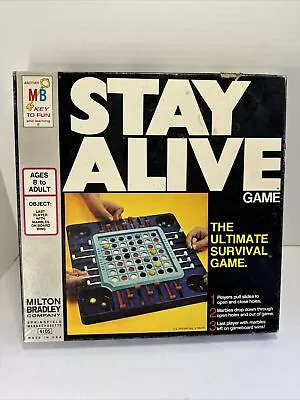 1971 MB Milton Bradley STAY ALIVE Ultimate Marble Board Game - Missing Marbles • $16