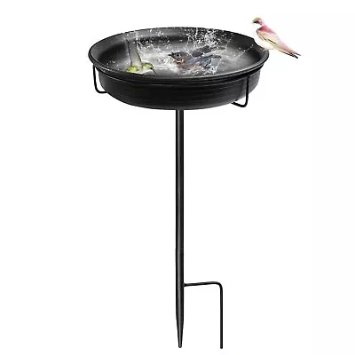 Freestanding Birdbaths Bowl For Outdoor Lightweight Detachable Outdoor Bird Bath • $26.20