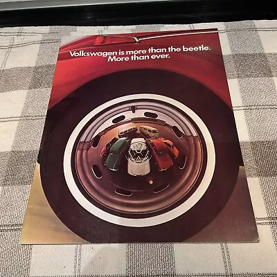 1972 Volkswagen VW More Than The Beetle More Than Ever Advertising Sale Brochure • $22