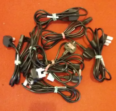 £13.95 • Buy 8 X UK Mains Kettle Lead Power Cable IEC C13 Fused - Tested