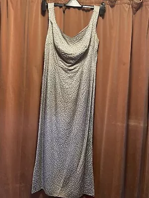 Beautiful Vintage Beaded Evening Gown Wedding Dress Marilyn Monroe Style Dress • £15