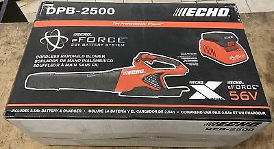 ECHO EFORCE DPB-2500 Handheld Leaf Blower 56V 2.5Ah Battery Charger New 8561-1 • $199.95