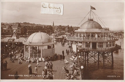£3.50 • Buy Bandstand  Pier New Brighton Wallasey Posted 1932 Real Phot Posted To Colteridge