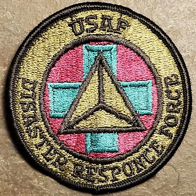 US AIR FORCE PATCH USAF DISASTER RESPONSE FORCE Vintage Original SUBDUED BDU MIL • $7.99