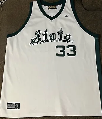 Vtg Hardwood Legends Magic Johnson #33 Michigan State White Jersey Sz XXL • $45