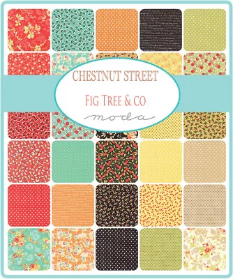 MODA Chestnut Street Jelly Roll Fig Tree Quilts 42 2.5 Strips NIP RARE 20270JR • $49