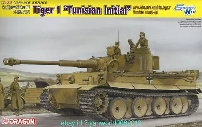 Dragon 6608 1/35 ‘39-45’ Pz.kpfw.vi Ausf.esd.kfz 181 Tiger 1 “tunisian Intial” • $65.80
