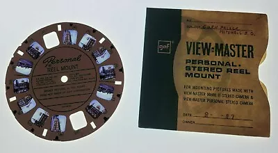 Rare Personal Reel Mount View-master The Corn Palace Mitchell South Dakota 1987 • $9.99