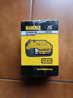 DeWalt DCB184 18v 5.0ah 5ah Battery Genuine Inbox • $105