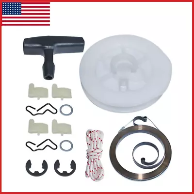 For Stihl MS390 MS290 039 029 Recoil Starter Pulley Spring Grip Rope Pawl Kit US • $9.59